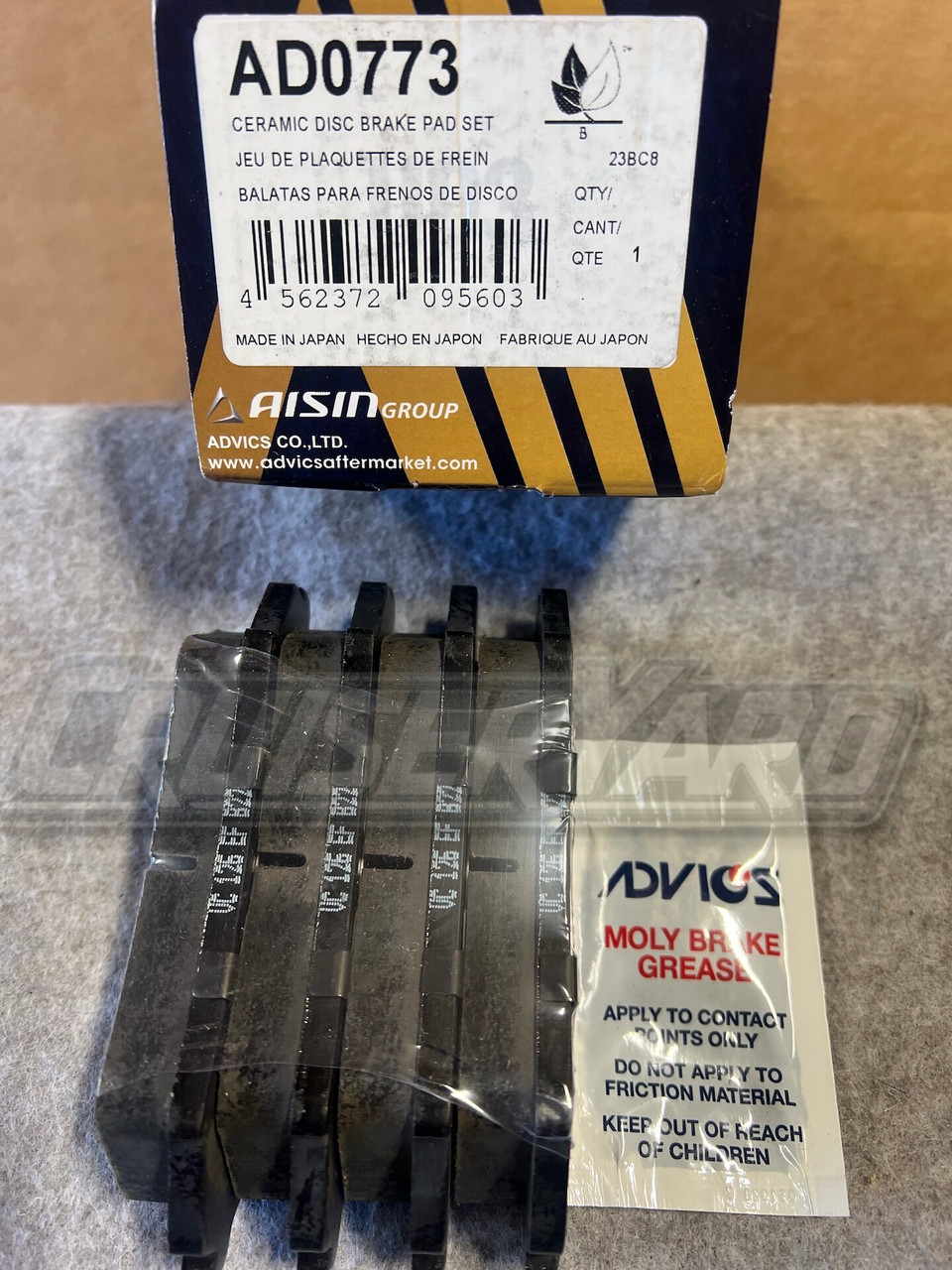 New Toyota Land Cruiser VDJ200 LX570 Tundra Advics Front Ceramic Brake Pads