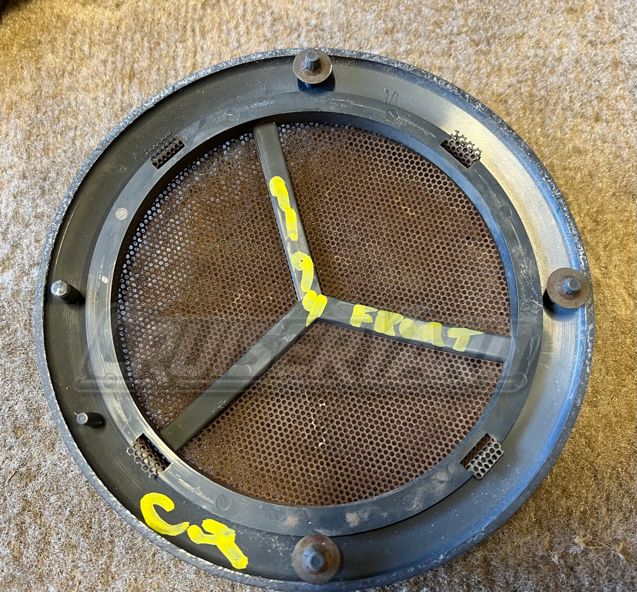 Toyota Land Cruiser OEM FZJ80 Gray Front Door Speaker Grill 86269