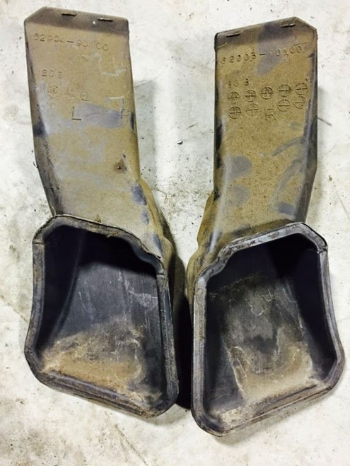 Toyota Land Cruiser FJ60 FJ62 Set of OEM Rear Plastic Inner Vent Louver