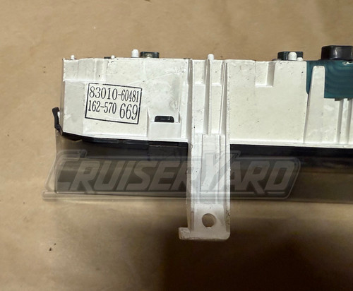 Toyota Land Cruiser 93-94 FZJ80 Locked Gauge Cluster 83010-60481