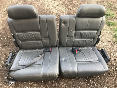 Toyota Land Cruiser FZJ80 OEM Gray Leather Third Row Seats