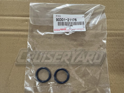 New Toyota Land Cruiser Pack of 2 OEM Oil Cooler O Ring 2F 3FE 90301-21176