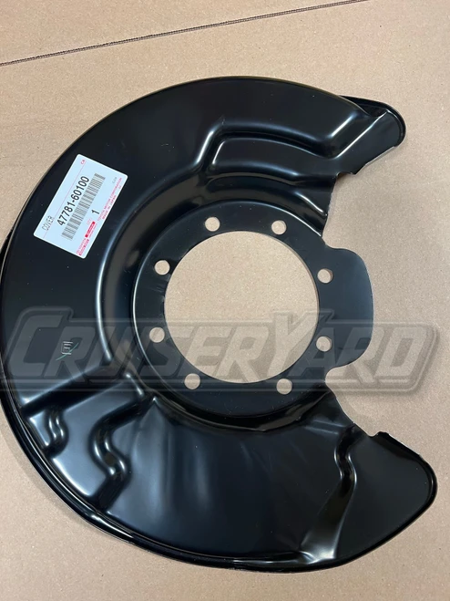 New Toyota Land Cruiser Set of OEM Left & Right Front Backing Plates FZJ80