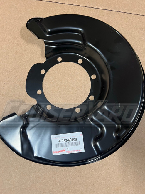 New Toyota Land Cruiser Set of OEM Left & Right Front Backing Plates FZJ80