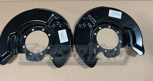 New Toyota Land Cruiser Set of OEM Left & Right Front Backing Plates FZJ80