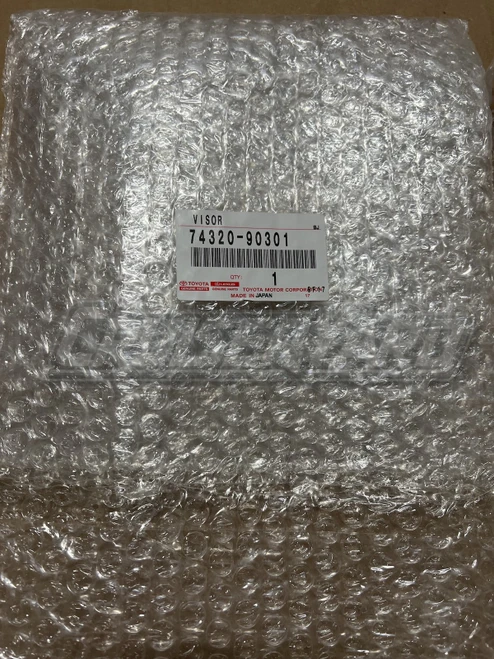 New OEM Toyota Land Cruiser FJ40 Sun Visor Left Side 74320-90301