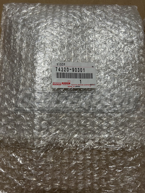 New OEM Toyota Land Cruiser FJ40 Sun Visor Left Side 74320-90301