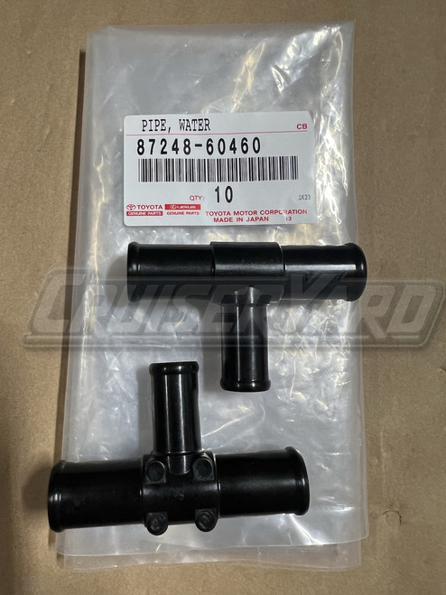 New OEM Pack of 2 Toyota Land Cruiser LX470 UZJ100 Sienna Heater Tee 87248-60460
