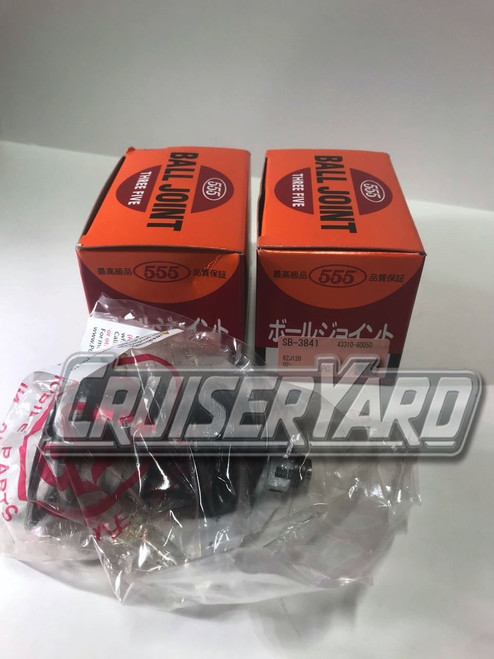 New Set of 2 Sankei 555 Upper Ball Joint UZJ00 GX460 GX470 4Runner 43310-60050