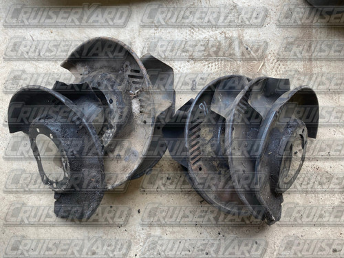 Toyota Land Cruiser 3FE FJ80 Pair of Front Brake Shield/Backing Plates