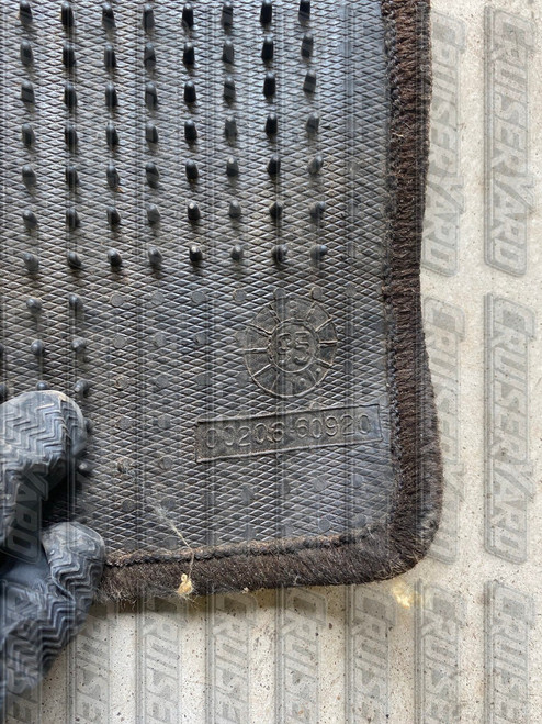 Toyota Land Cruiser FJ80 FZJ80 Rear Floor Mat Carpet Brown