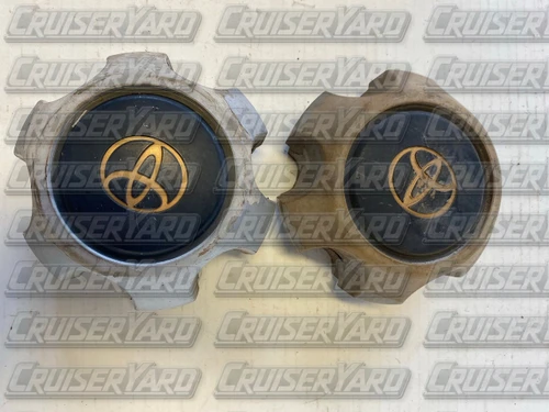 Toyota Land Cruiser FZJ80 OEM Hubcap Black Center
