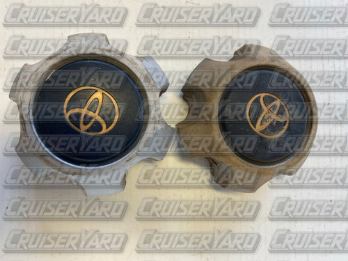 Toyota Land Cruiser FZJ80 OEM Hubcap Black Center