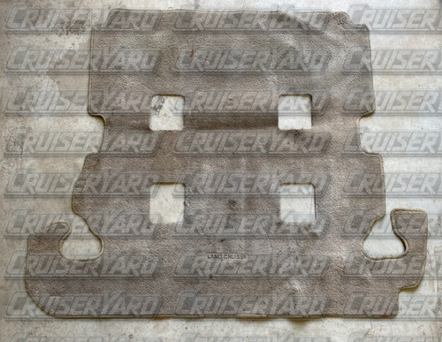 100 Series, Rear Cargo Carpet Cover, Tan