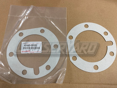 New Toyota Land Cruiser OEM Set of 2 Brake Drum Oil Deflector Gasket 42443-55020