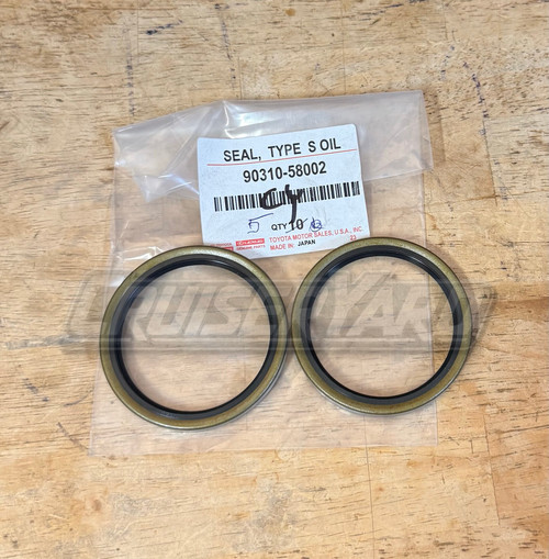 New Toyota Land Cruiser UZJ100 Set of 2 OEM Rear Axle Shaft Seal 90310-58002