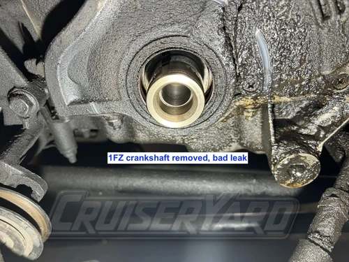 New Toyota Land Cruiser 1FZ FZJ80  NOK Crankshaft Seal Oil Pump Gasket Kit