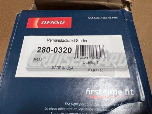 New Toyota Land Cruiser Tundra UZJ100 LX470 4Runner GX470 OEM 2UZ Denso Starter