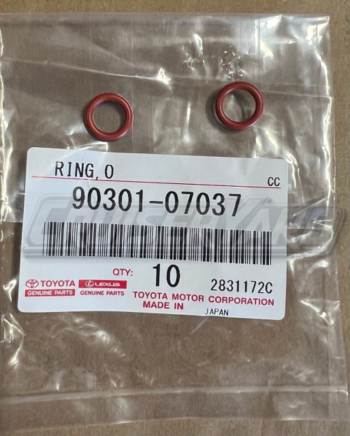 New Toyota Land Cruiser Pack of 2 OEM Fuel Injector O Ring 90301-07037