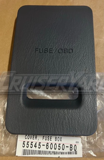 New Toyota Land Cruiser OEM FZJ80 Gray Fuse Cover 55545-60050-B0