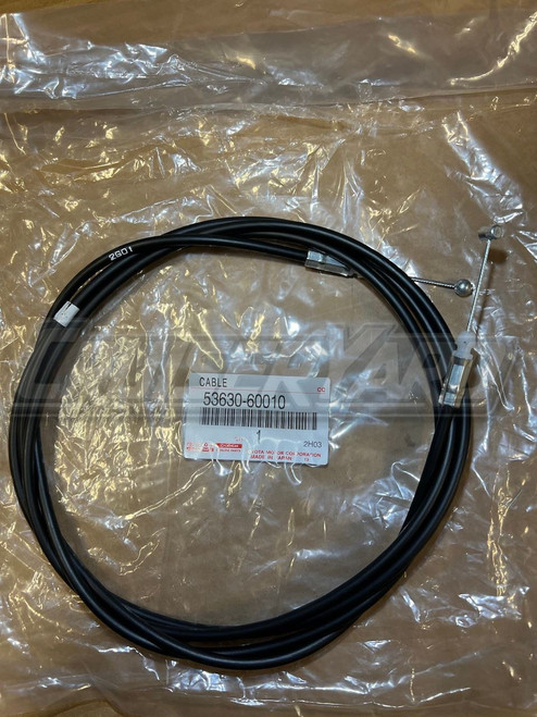 New Toyota Land Cruiser OEM FJ80 FZJ80 Hood Release Cable 53630-60010