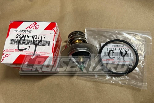 New Toyota Land Cruiser OEM FZJ80 1FZ Thermostat Gasket Kit 90916-03117