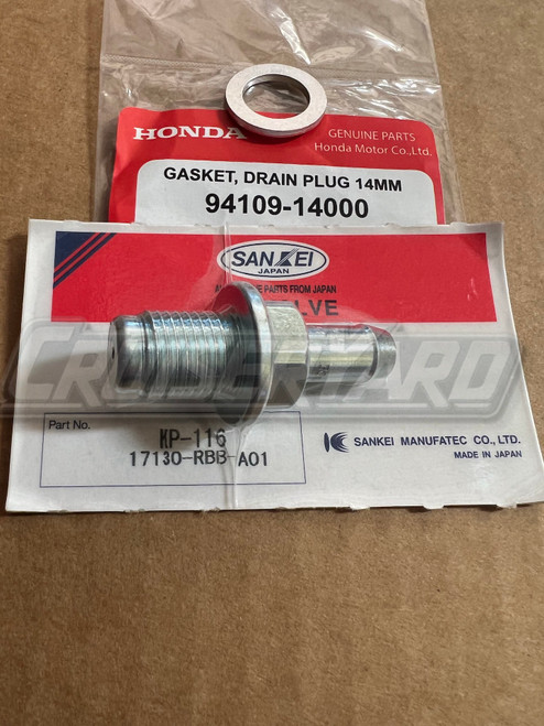 New Honda Acura Sankei OEM PCV Valve & Washer Kit 17130-RBB-A01 KP-116