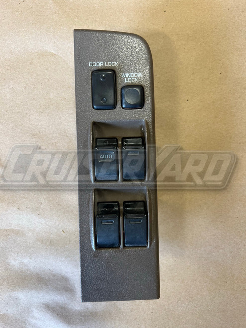 Toyota Land Cruiser FZJ80 OEM Gray Master Window Switch Bezel