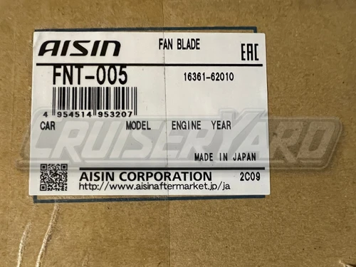 New Toyota 4Runner Tacoma Tundra 5VZFE Aisin Fan Blade 16361-62010