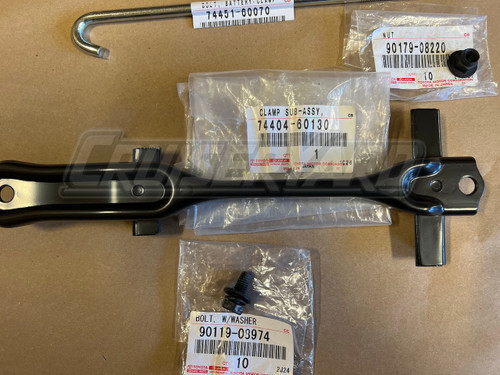 New OEM Toyota Land Cruiser UZJ100 LX470 Battery Hold Down Kit