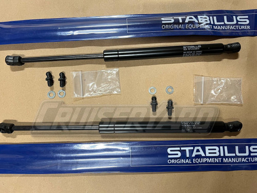 New Set of 2 Toyota Land Cruiser UZJ100 LX470 Stabilus Hood Supports