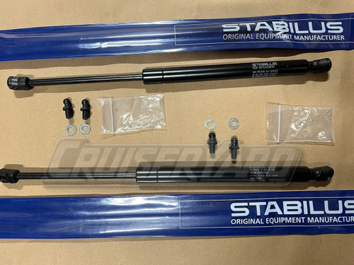 New Set of 2 Toyota Land Cruiser UZJ100 LX470 Stabilus Hood Supports