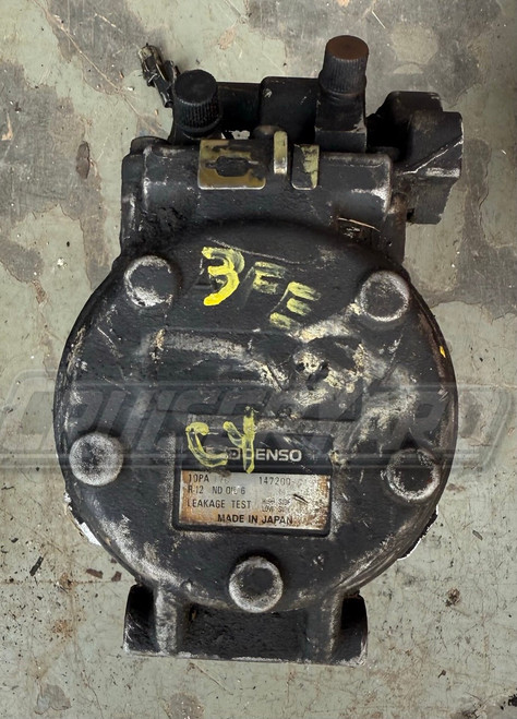 Toyota Land Cruiser FJ62 FJ80 OEM Denso AC Compressor & Top Plate