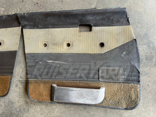 Toyota Land Cruiser OEM FJ60 Set of Tan Front Door Cards