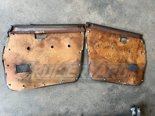 Toyota Land Cruiser OEM FJ60 Set of Tan Front Door Cards