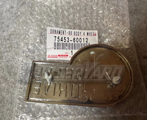 New Toyota Land Cruiser OEM FJ40 4 Wheel Drive Emblem 75453-60012