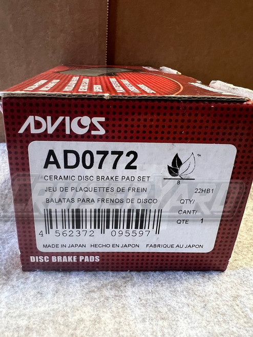 New Toyota Land Cruiser UZJ100 Lexus LX470 Advics Front Ceramic Brake Pads