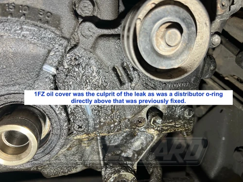 New Toyota Land Cruiser OEM 1FZ FZJ80 Crankshaft Seal Oil Pump Gasket Kit