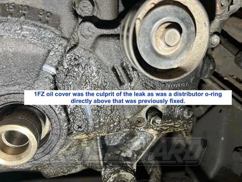 New Toyota Land Cruiser OEM 1FZ FZJ80 Crankshaft Seal Oil Pump Gasket Kit