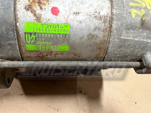 Toyota Land Cruiser UZJ100 2UZ LX470 Tundra OEM Denso Starter 28100-50100