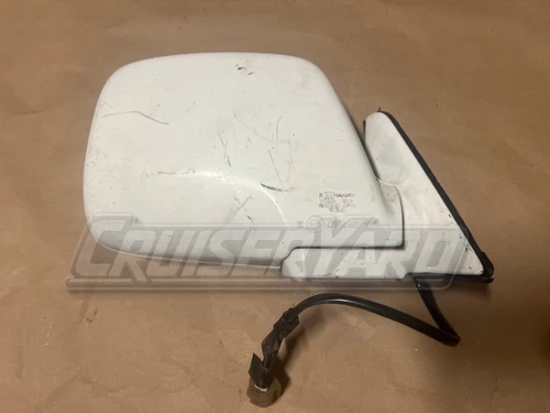 Toyota Land Cruiser OEM FJ80 FZJ80 Right Mirror White Housing 87910-60190-08