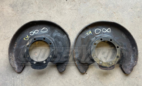 Toyota Land Cruiser Set of OEM Left & Right Front Backing Plates FZJ80
