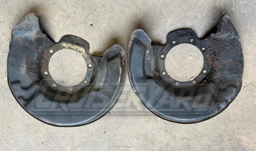 Toyota Land Cruiser Set of OEM Left & Right Front Backing Plates FZJ80