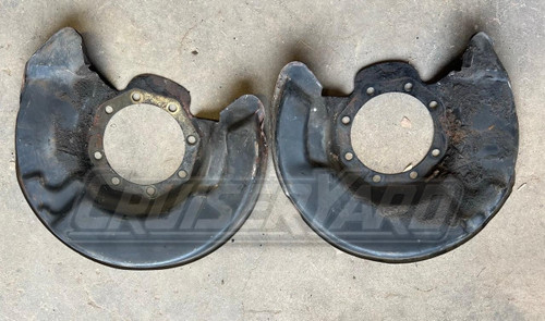 Toyota Land Cruiser Set of OEM Left & Right Front Backing Plates FZJ80