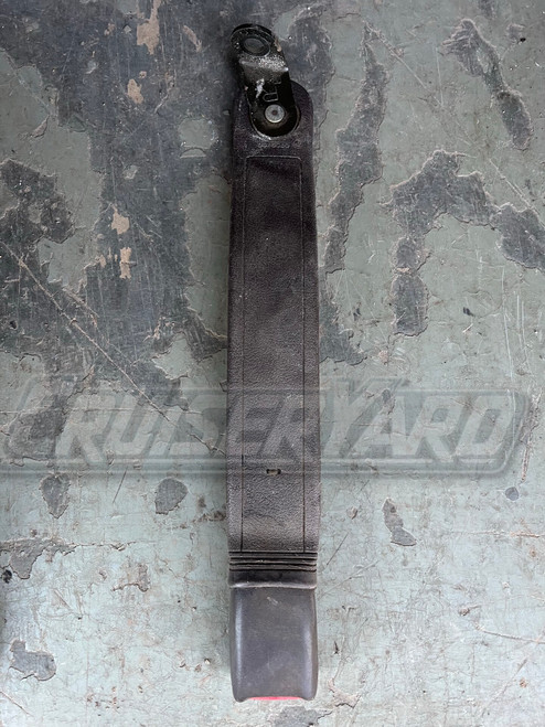 Toyota Land Cruiser FJ80 Right Front Brown Seat Belt Receiver 73230-60040-06