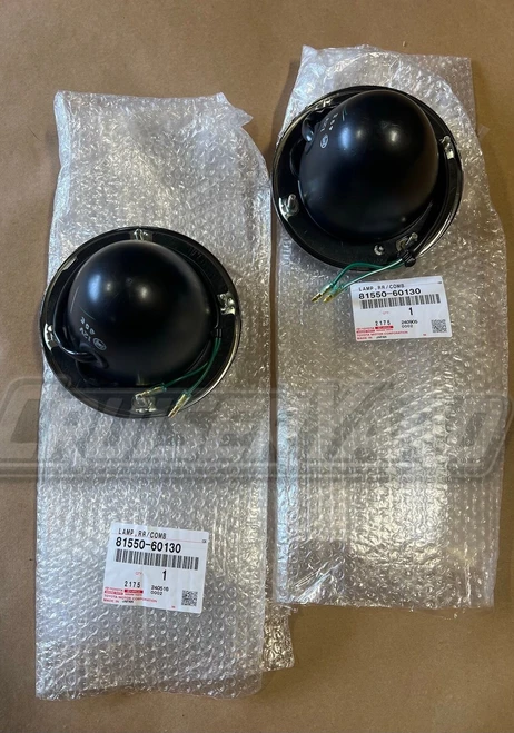 New Set of 2 Toyota Land Cruiser OEM FJ40 Taillight Lens Kit 81550-60130