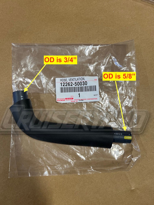 New Toyota Land Cruiser 98-00 UZJ100 LX470 OEM Vent Hose Kit
