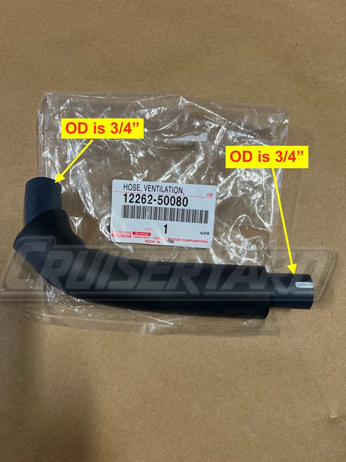 New Toyota Land Cruiser 01-07 UZJ100 LX470 OEM Vent Hose Kit