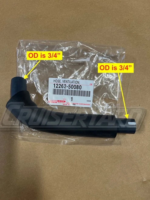 New Toyota Land Cruiser 01-07 UZJ100 LX470 OEM Vent Hose Kit
