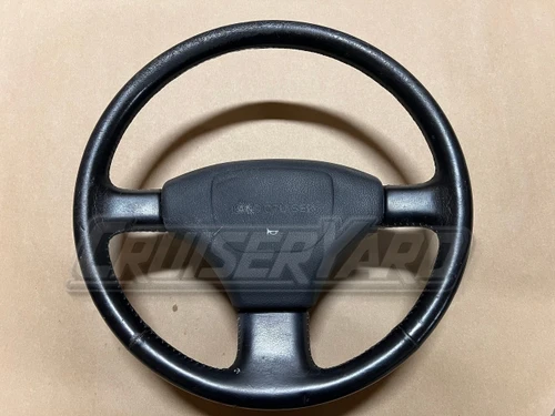 Toyota Land Cruiser OEM FJ80 FZJ80 Leather Steering Wheel 45100-60180-01